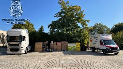 La Policía Nacional desarticula un grupo que robaba camiones y sus mercancías en Madrid