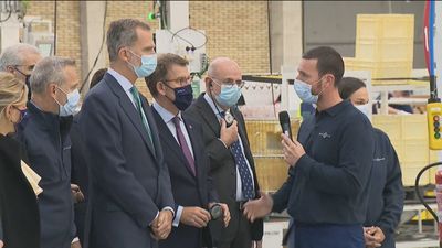 El Rey apuesta por las energías limpias y destaca la "gran capacidad de superación" de los empresarios