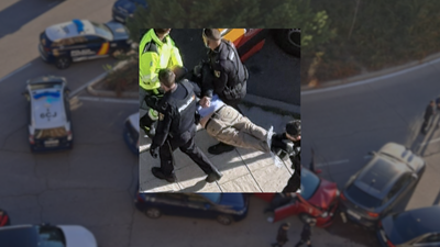 Arrestado tras huir de la Policía y colisionar con dos coches en Sanchinarro