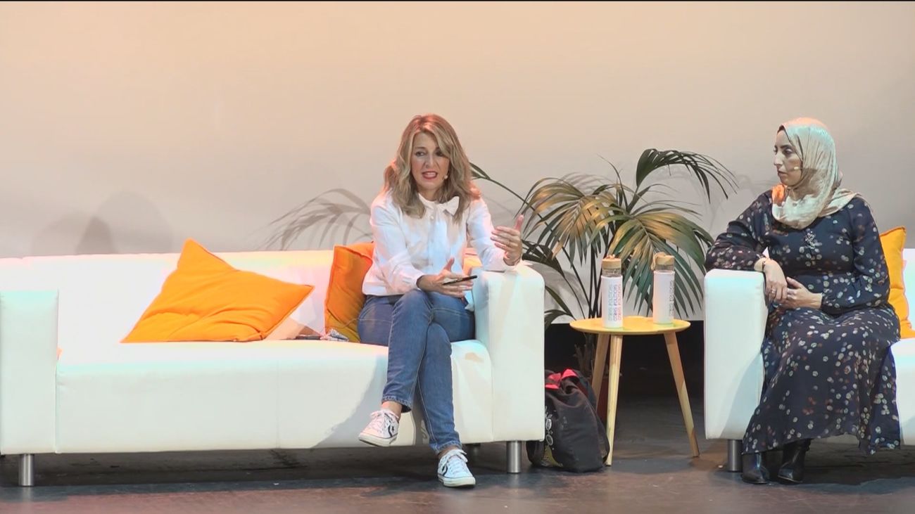 Yolanda Díaz dice que la fórmula de Escrivá para las pensiones es “extraña al mandato constitucional”