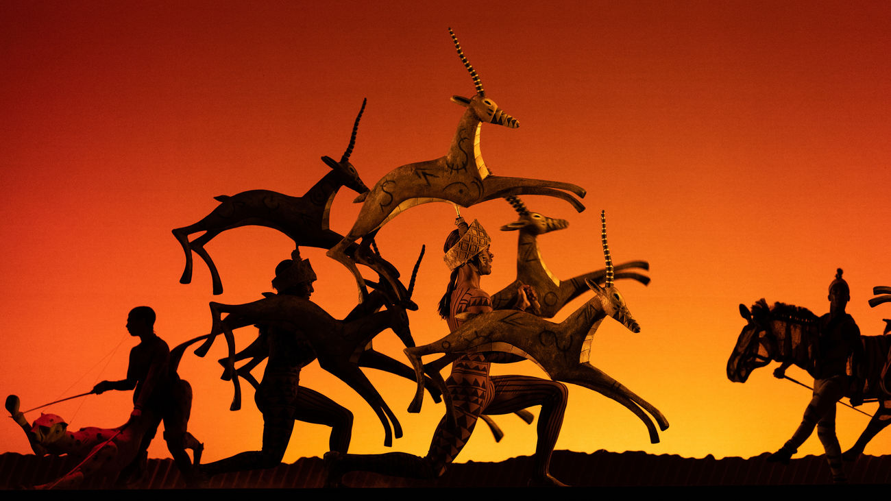 Diez años de 'El Rey León' en la Gran Vía de Madrid