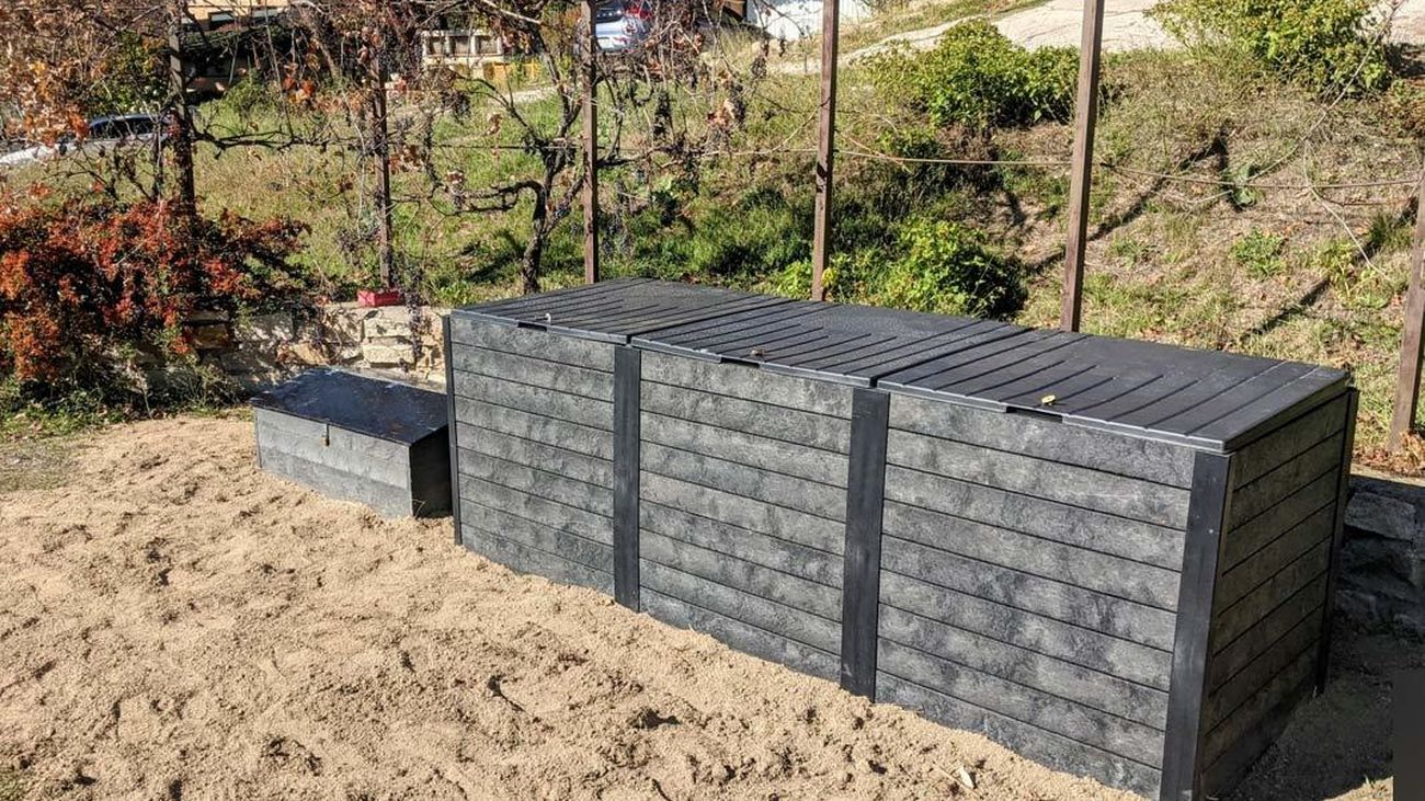 Compostadoras comunitarias en Manzanares El Real