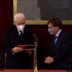 Almeida entrega la Llave de Oro a Mattarella y ensalza la unión de Italia y España