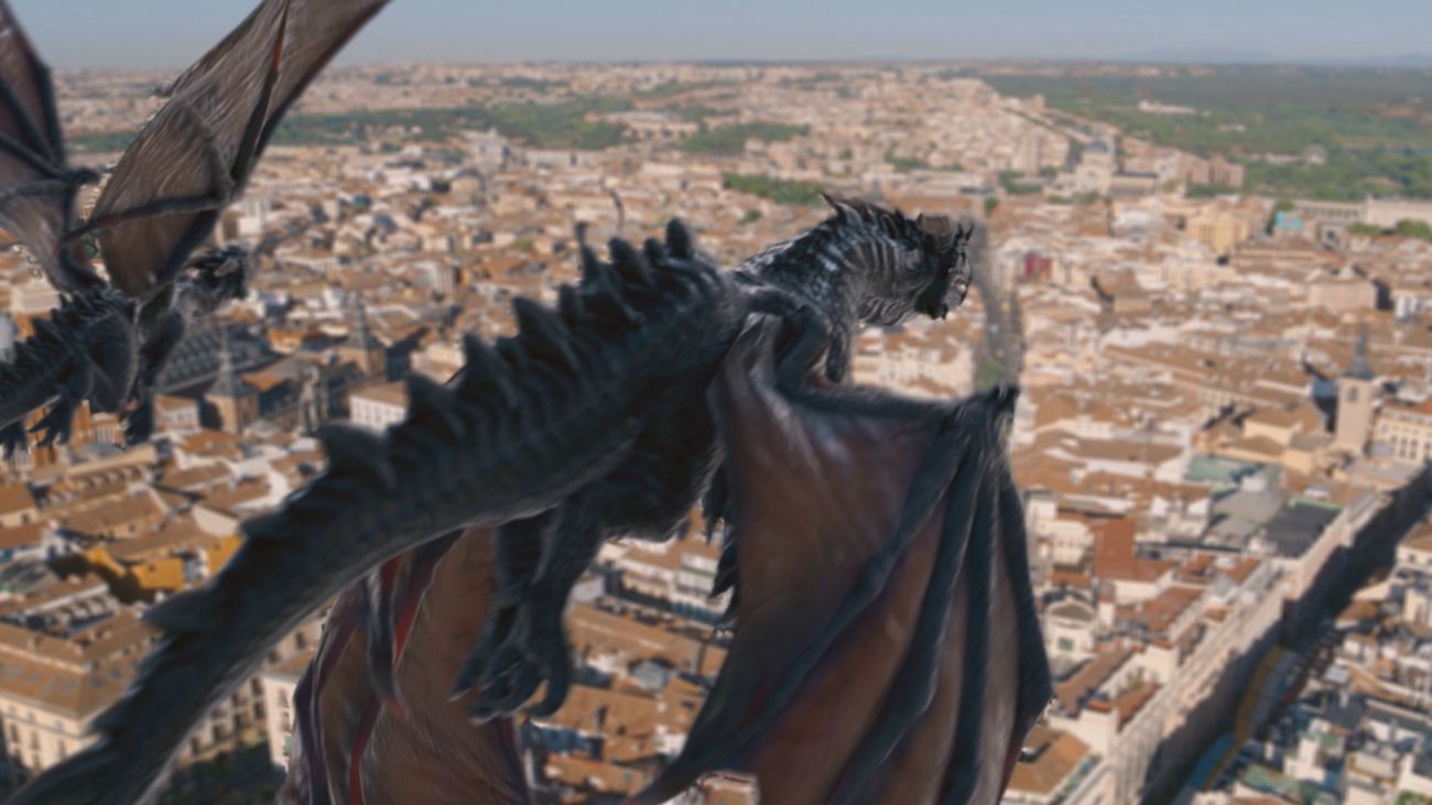 ¡Dragones en el cielo de Madrid!