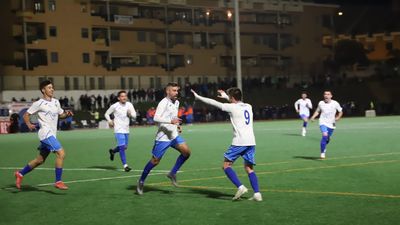 Riki, delantero del San Agustín: "Salió mejor de lo soñado"