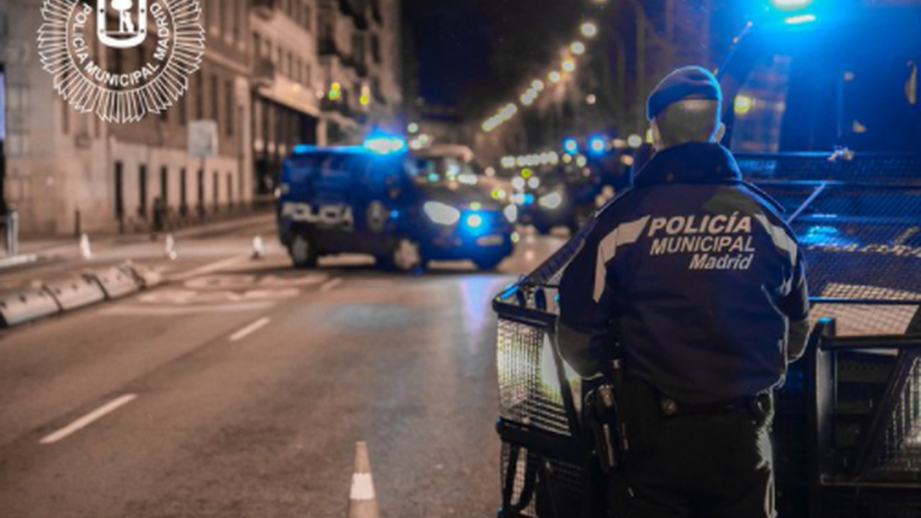 Control de la Policía Municipal de Madrid