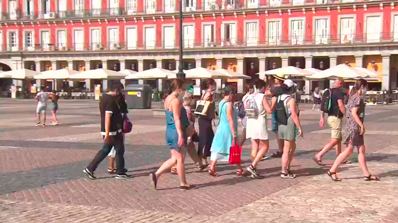 Turistas en Madrid