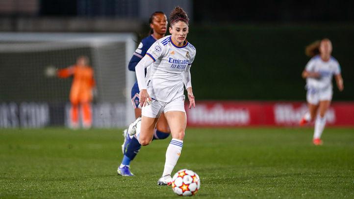 Esther, del Real Madrid femenino / Real Madrid - PSG