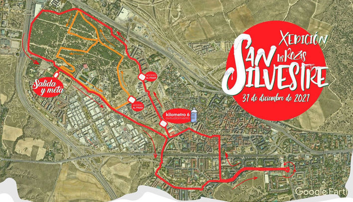 Recorrido de la San Silvestre de Las Rozas / Web oficial