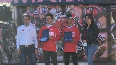 Varo Hernández y José Lizcano, primeros campeones de Madrid de BMX free style flat de la historia