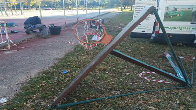 Los vándalos se ceban con las pistas del Centro Cultural Valmores de Nuevo Baztán