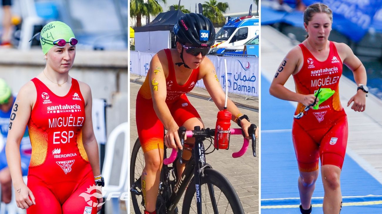 La valdemoreña Andrea Miguélez, la nueva perla del triatlón paralímpico español