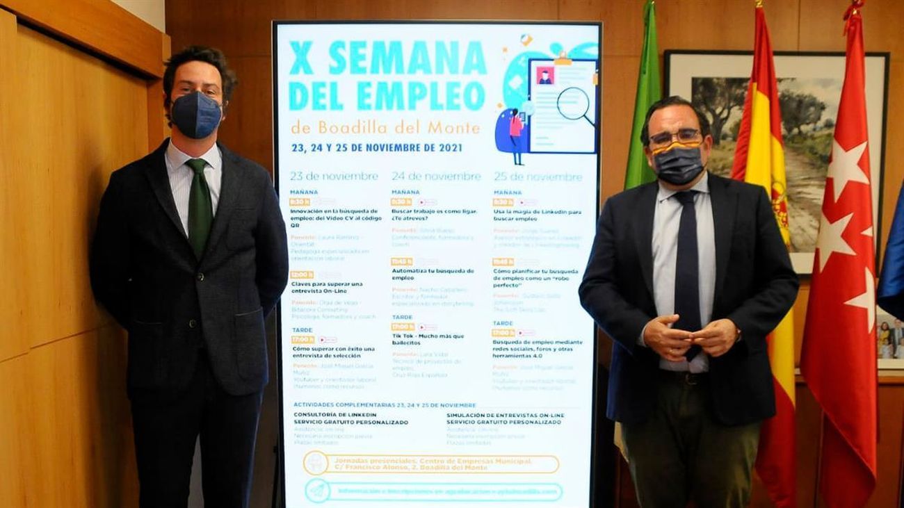 Boadilla del Monte celebra su X Semana del Empleo dirigida a todos los madrileños en paro