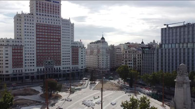 Plaza de España, 70.000 metros cuadrados de espacio peatonal en el corazón de Madrid
