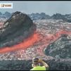 La lava del volcán de La Palma avanza ocho hectáreas y se unen dos coladas
