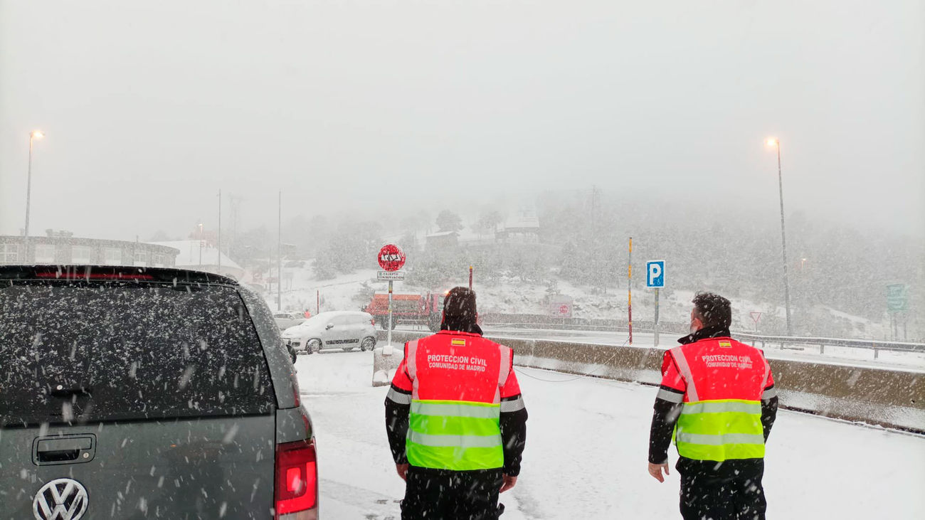 Protección Civil preparada en Navacerrada para actuar en caso de emergencia