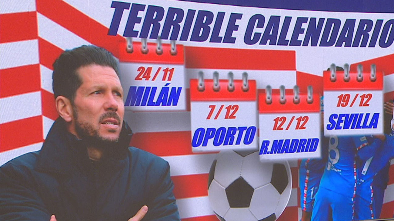 Atlético de Madrid, el duro calendario que le espera