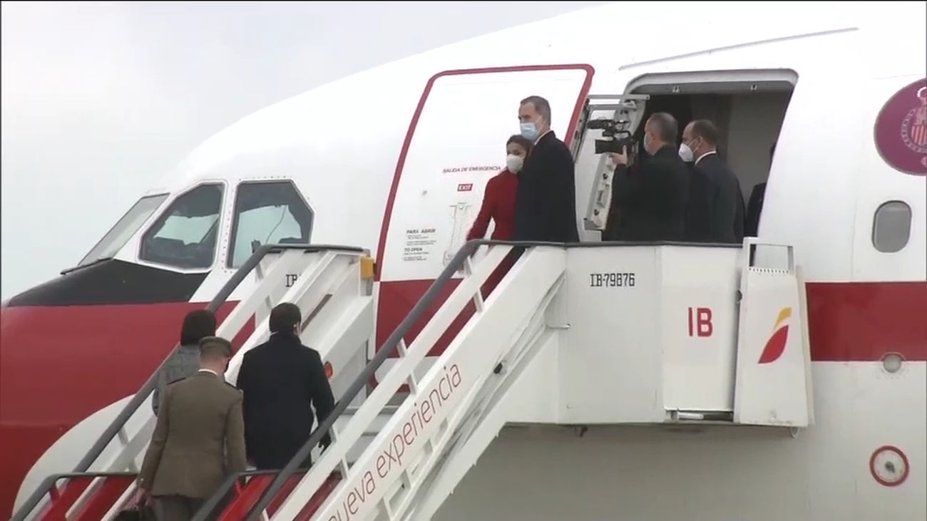 Los Reyes inician su visita oficial a Suecia