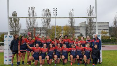 Rugby Majadahonda, campeón de invierno de la liga femenina