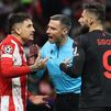0-1. El Atlético de Madrid se desquicia ante el Milan