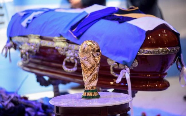 Féretro de Maradona / EFE