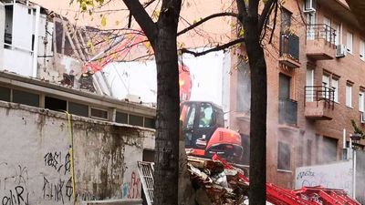 El alcalde de San Fernando, sobre el derribo de los viviendas afectadas por el metro: "Hoy es un día triste"