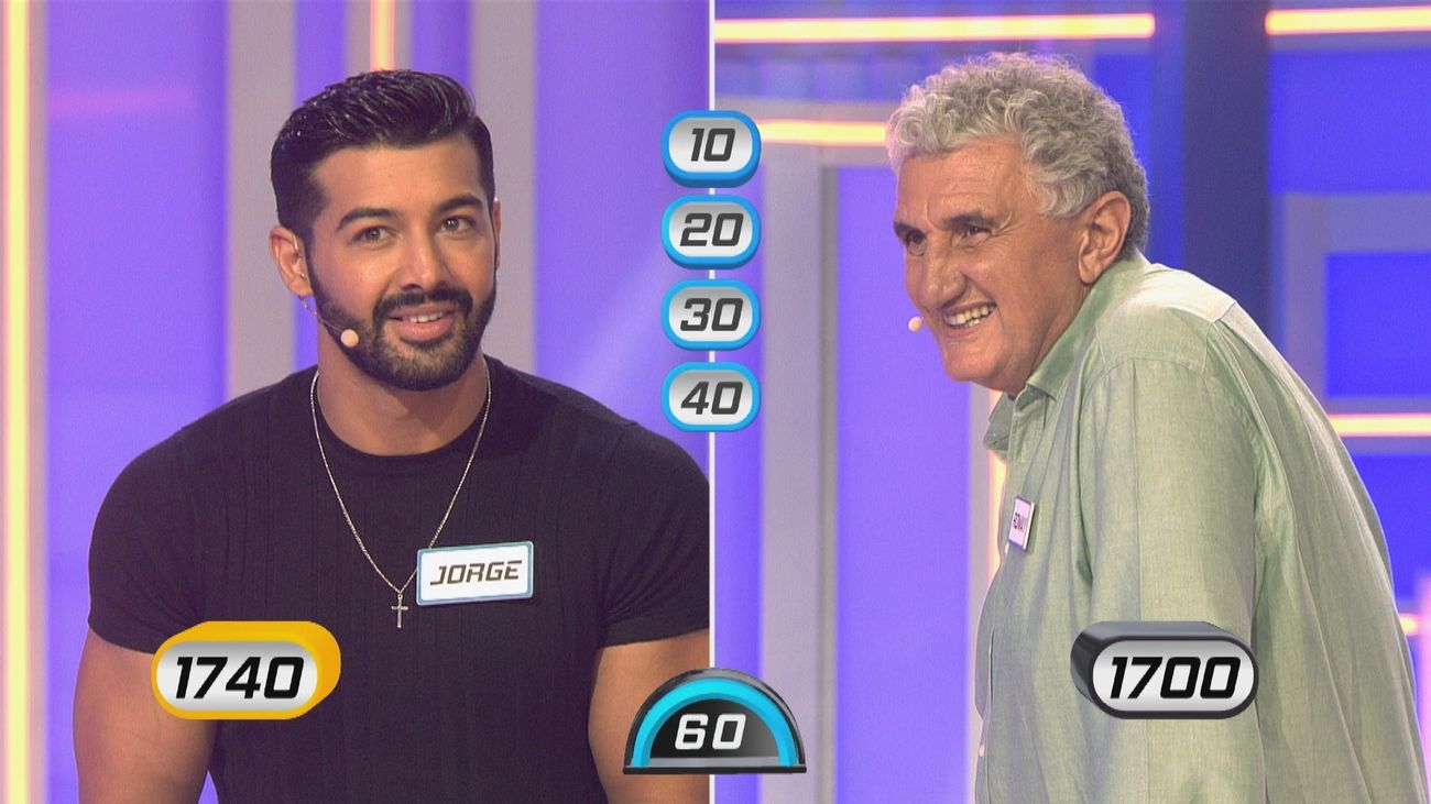 El hilarante duelo entre Jorge González y Fernando Romay en 'Atrápame si puedes Celebrity'