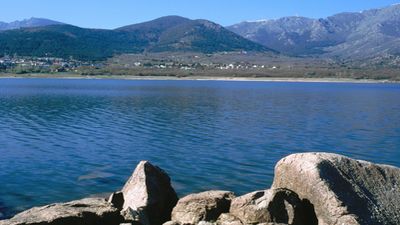 Manzanares el Real participa en un simulacro ante una inundación del embalse de Navacerrada