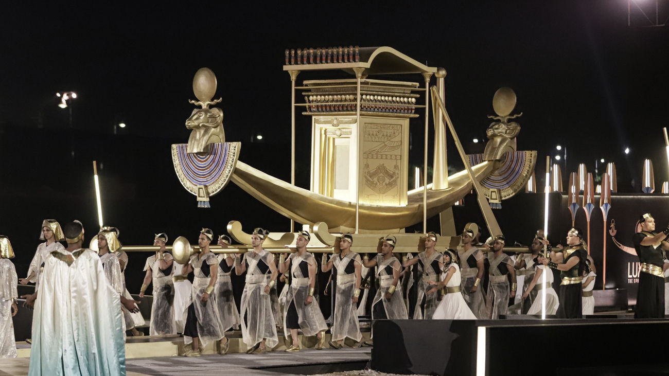 Egipto reabre la avenida de las Esfinges con una ceremonia digna de los antiguos faraones