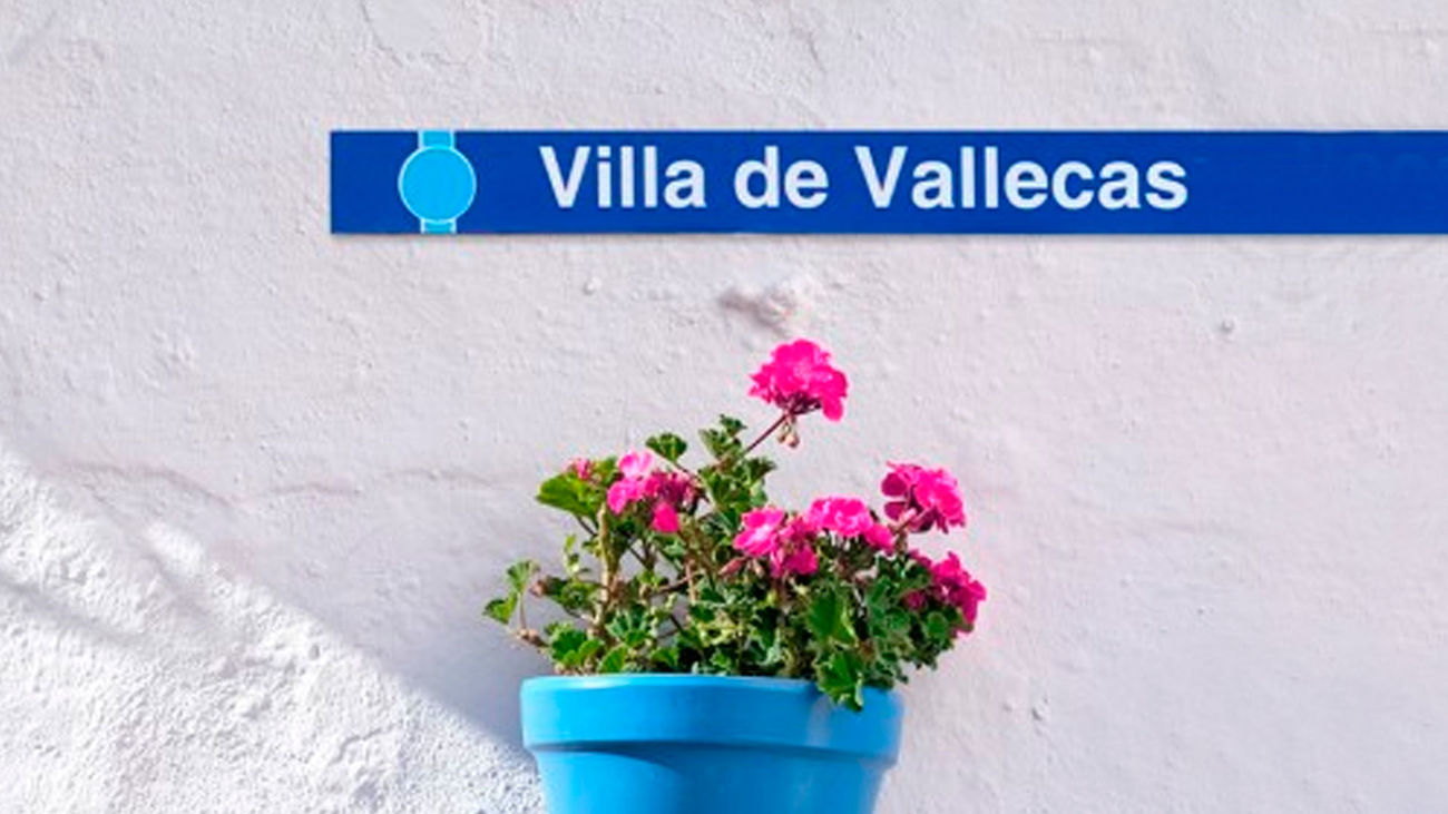 Lama de la estación de Metro de 'Villa de Vallecas'