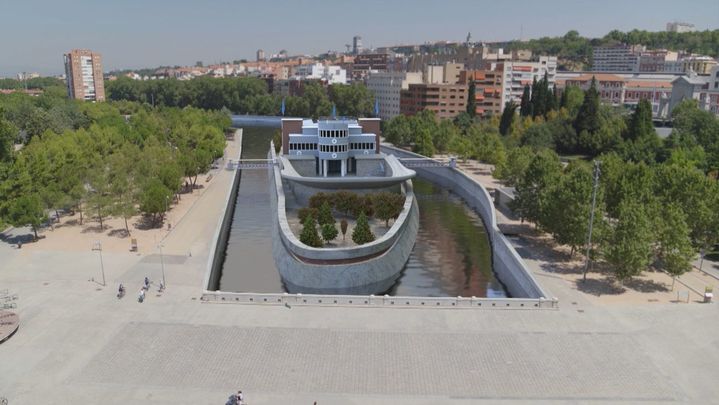 La Isla del río Manzanares: una gigantesca piscina con forma de barco / Redacción