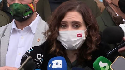 Ayuso: “Una minoría resentida no puede poner en tela de juicio la seguridad de todos los españoles"
