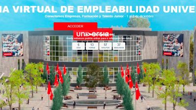 Cincuenta empresas y universidades participarán en la I Feria Virtual de la Empleabilidad de Universia