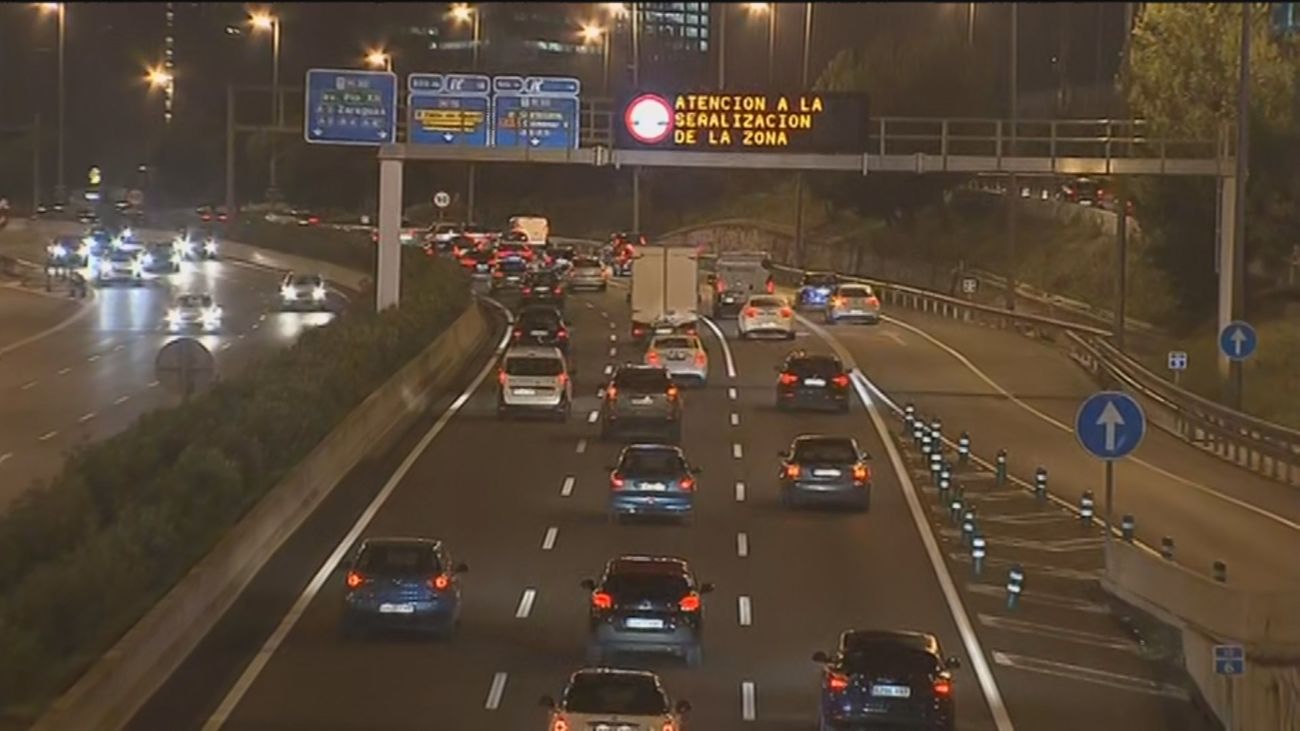 Cortado desde este miércoles el acceso a la M30 desde la A1 por obras en el Nudo Norte