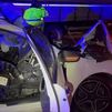 Un accidente múltiple con ocho turismos y dos camiones en la A-1, en Piñuécar