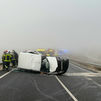 Fallece un hombre en un choque entre un turismo y una furgoneta en la M-600 en Navalcarnero
