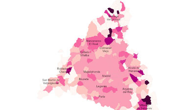 El mapa Covid de Madrid en el arranque de diciembre: muchos municipios en riesgo extremo o alto de contagios