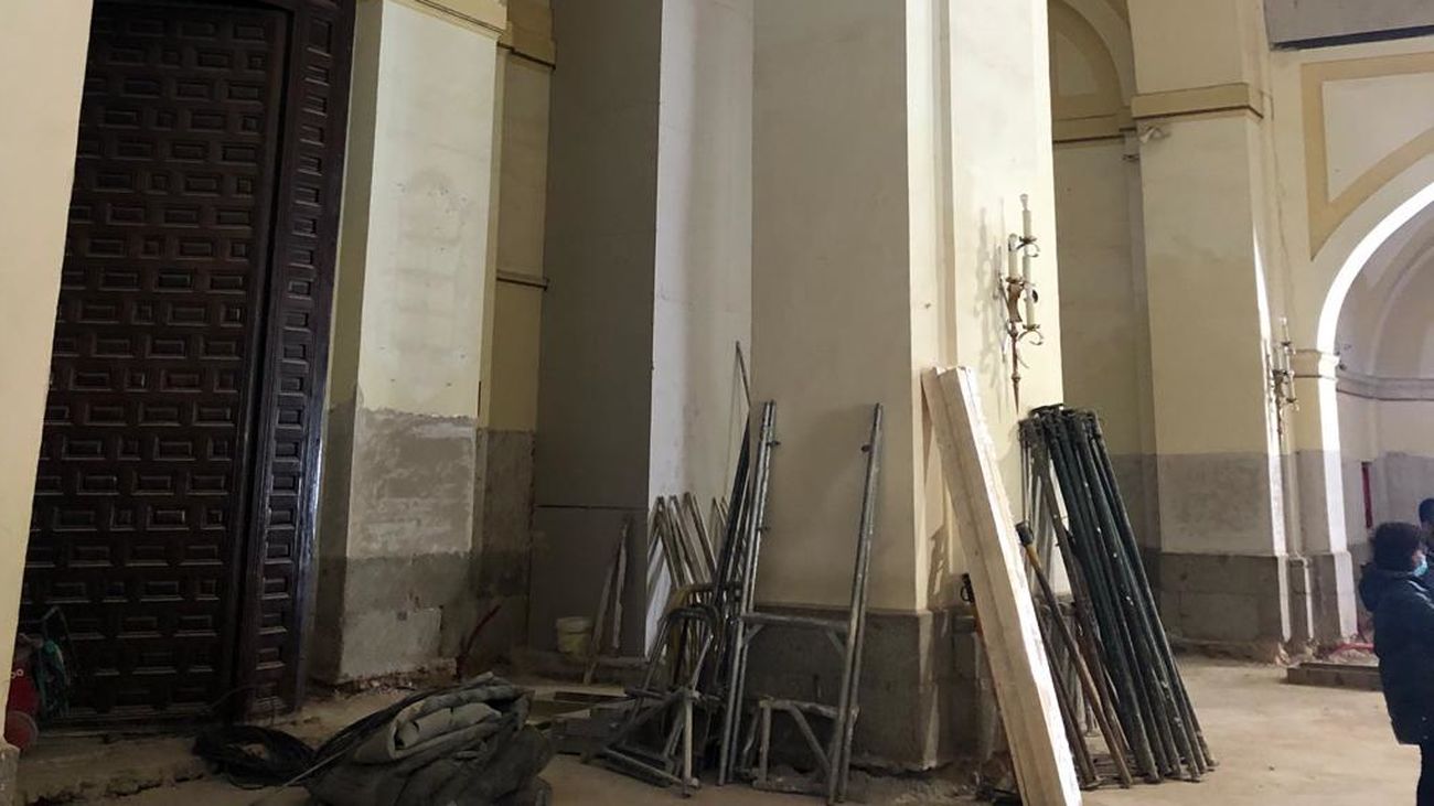 Las obras San Salvador de Leganés avanzan con el apoyo del Ayuntamiento y la Comunidad