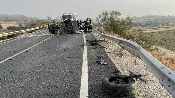 Accidente en la M-600 / EMERGENCIAS MADRID