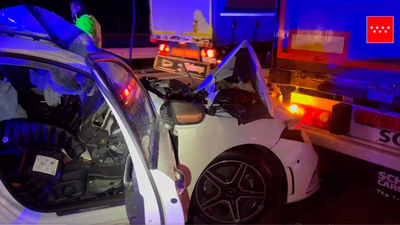 Tres heridos, uno de ellos muy grave, en una colisión múltiple en la A-1