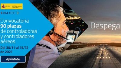 Claves para acceder a 90 plazas de empleo como controlador aéreo en ENAIRE