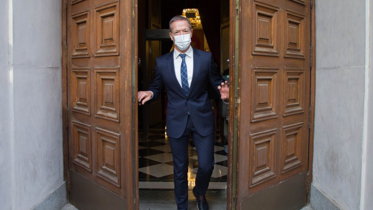 El presidente del Senado,  Ander Gil