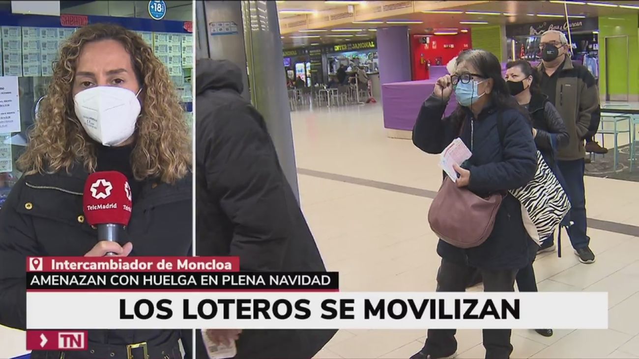 Los loteros anuncian movilizaciones el mismo día del Sorteo de Navidad