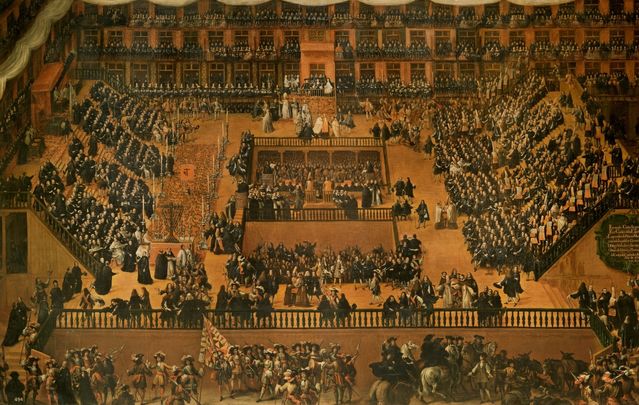 Auto de fe en la Plaza Mayor / FRANCISCO RIZI