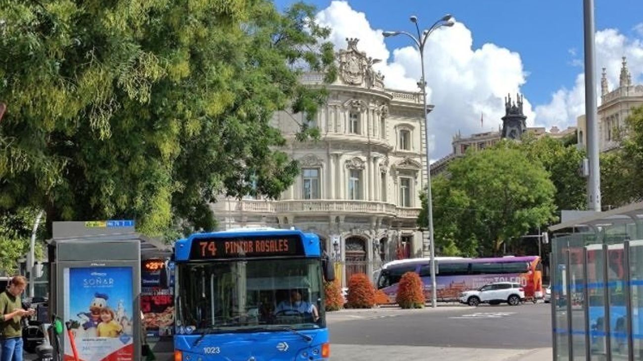 Autobús de la línea 74 de la EMT