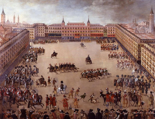 Fiesta en la Plaza Mayor (1630) / JUAN DE LA CORTE