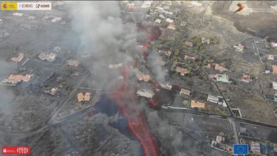 El volcán de La Palma despierta de nuevo