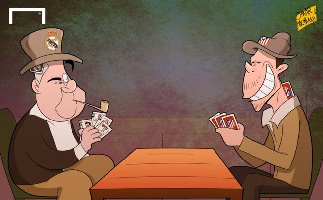 Cartoons Ancelotti y Simeone / Omar Momani