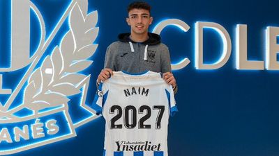 Naim García renueva hasta el 2027 con el Leganés