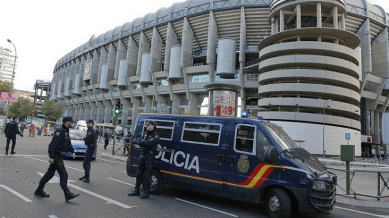 Casi 1.500 efectivos controlarán la seguridad del partido Real Madrid-Inter